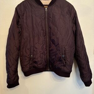 Stylish Quilted Bomber Jacket